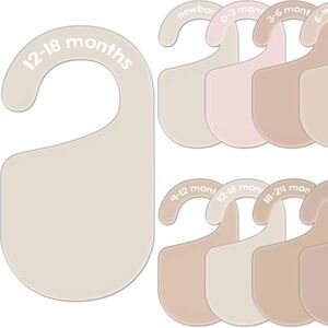 Acrylic Baby Closet Size Dividers Organizers